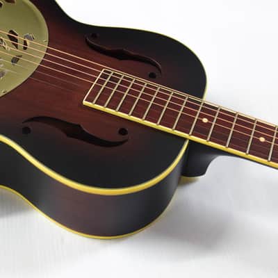 Gretsch G9241 Alligator Mahogany Round Neck Acoustic Electric Resonator - 2-color Sunburst image 5