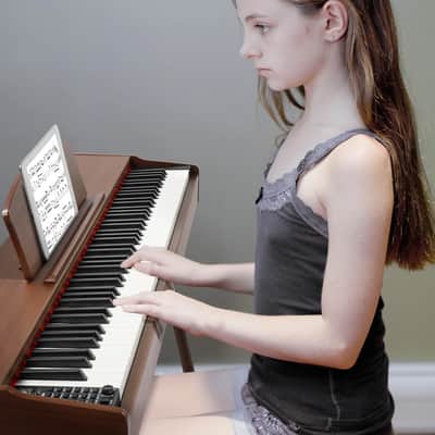 88-Key Fully Weighted Digital Piano w/ Bluetooth MIDI USB Triple Pedal & Stand image 5