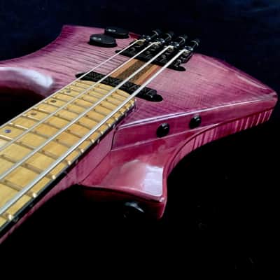 JD Guitars 2026 Headless Mini Bass PlumBurst image 8