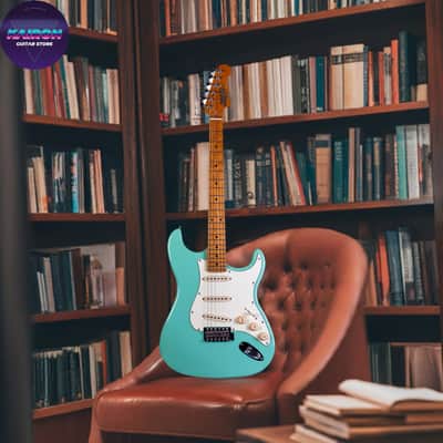 Jet Guitars JS-300 JS300 SFG, solid basswood body, 22 frets roasted maple neck, ceramic pickups, traditional tremolo Free Setup image 1