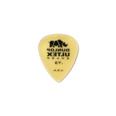 Dunlop Ultex Sharp Guitar Picks 0.73mm (6-Pack) - Set of Picks image 3