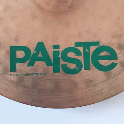 Paiste 1000 18" Power Crash Cymbal ≈1750g Green Label West Germany image 7