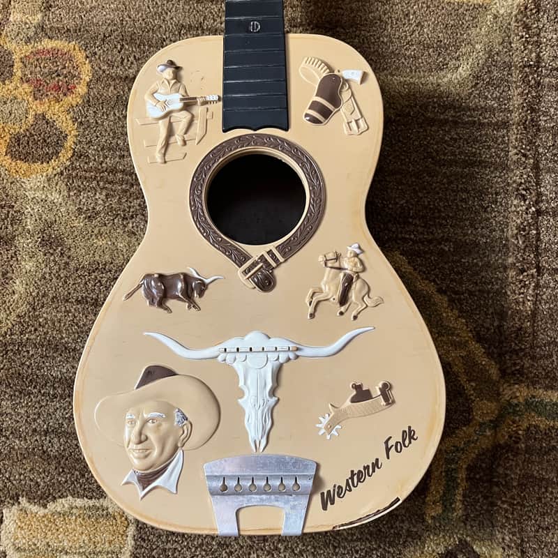 Emenee Gene Autry Cowboy Guitar (plastic) image 1