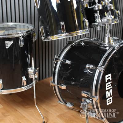 REMO Encore Quadura Acousticon Black 22" - 12" - 13" 16" 4cs image 3