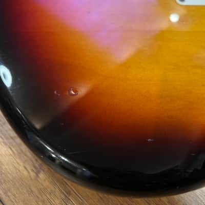 1996-1997 Squier Vista Jagmaster 3-Tone Sunburst w/ Fralin Pickups image 8