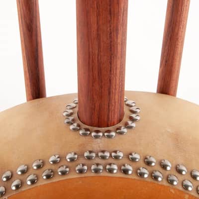 Acacia wood Kora - Traditional 21/22 string African Harp (made to order) image 8