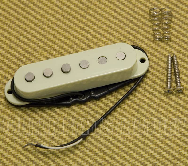 *009-7215-000 Genuine Fender Squier Standard Strat Mint Green Bridge Pickup image 1