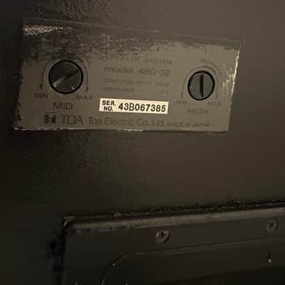 TOA 480se | Reverb