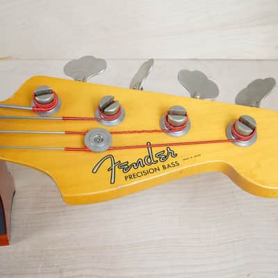 Fender JV PB62-75 Precision Bass Reissue MIJ Vintage 1982 Black First Year All Original w/ Hard Case image 4