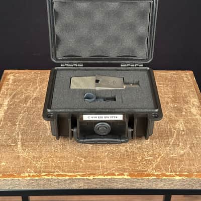 Vintage AKG C 414 EB with Nylon CK12 Capsule. Just Serviced. C414 C414EB 414EB 3724 image 19