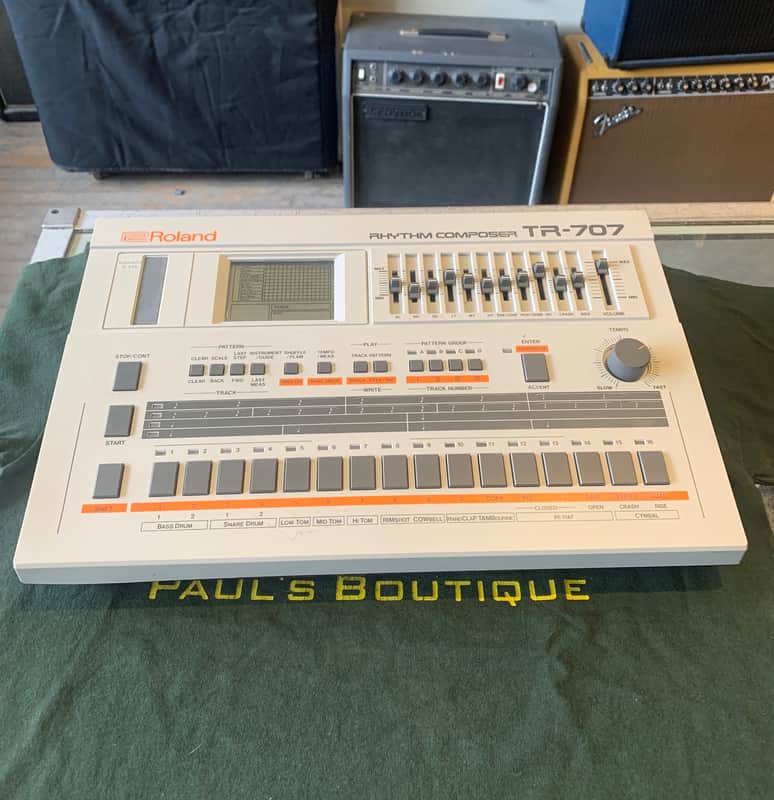 Roland TR-707 Rhythm Composer 1985 - White image 1