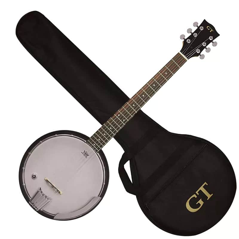 Gold Tone AC-6+ Acoustic Composite Banjo Guitar with Pickup and Padded Gig Bag image 1