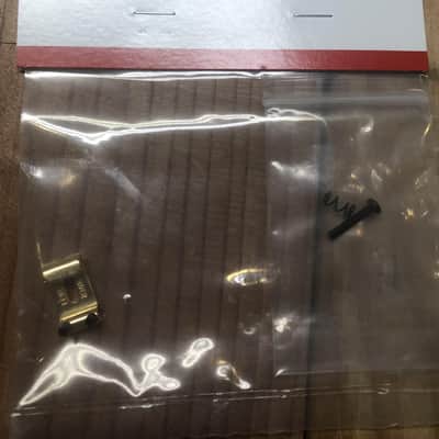 Fender American Vintage Strat Bridge Saddle Gold No Hardware (1 Saddle) image 3