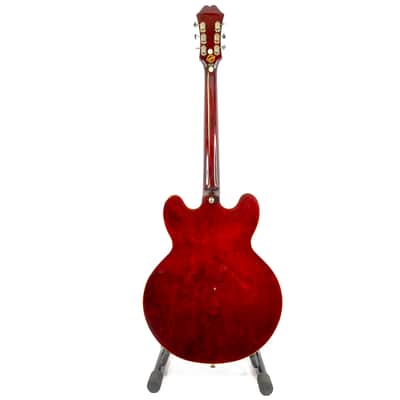Epiphone Riviera Custom P93 Semi-Hollow Electric Guitar Wine Red w/ Bigsby P90s Bild 4