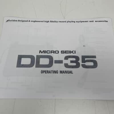 Micro Seiki - DD-35 - Turntable 110V! - Imported from Japan - Original Box & Manual image 14
