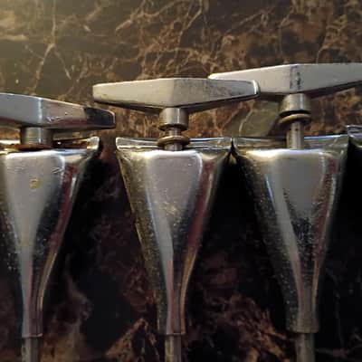 Remo Quadra Bass Drum Tension Rods and claws 80s image 4