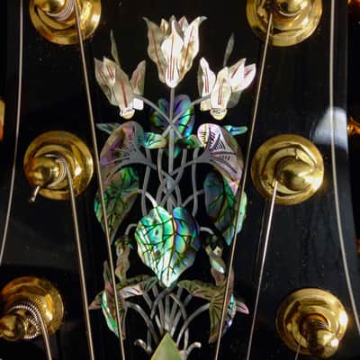 The Lady Gilmoore Archtop w/ semi-nude Female Figure Inlay image 18