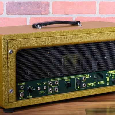 Bogner Shiva 20th Anniversary 6L6 60-Watt Head Gold Tolex image 3