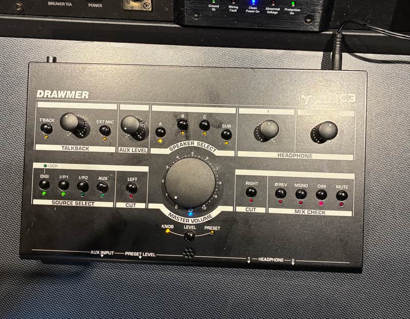 Drawmer CMC3 Monitor Controller 2021 - Black image 1