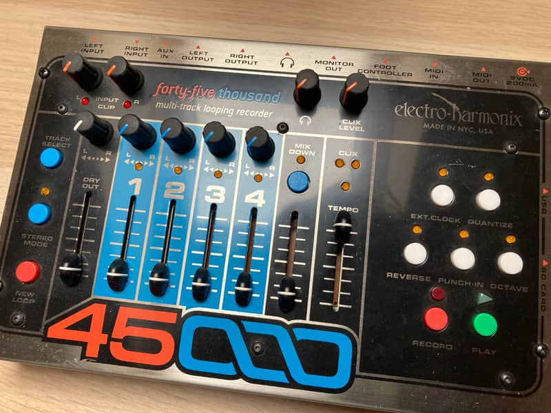 Electro-Harmonix EHX 45000 Stereo Multitrack Looper + Foot Controller image 1