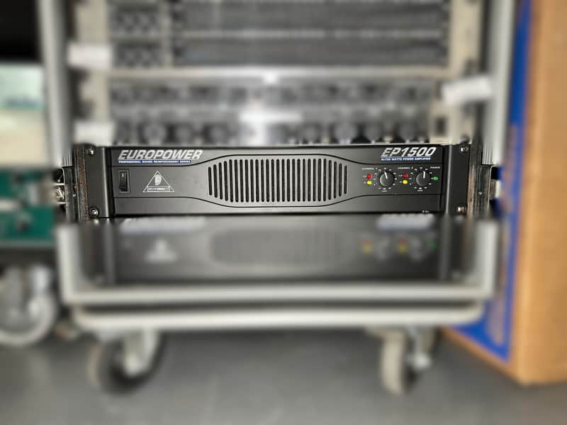 Behringer EuroPower EP1500 2x700 Watts Power Amplifier image 1