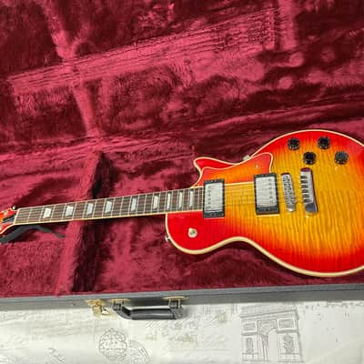 Heritage H-150 Deluxe Cherry Sunburst Kalamazoo R9 Bookmatched AAA Flame Top One of a Limited Run! image 4