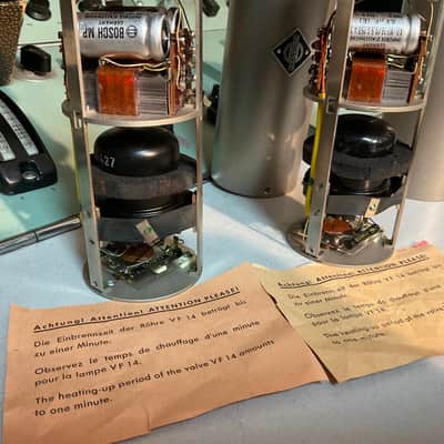 Neumann U47 TUBE  MATCHED! LONG BODY   # 2730 # 2731  MICROPHONE VINTAGE image 23