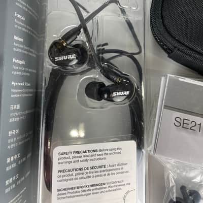 Shure SE215 Single Driver In-Ear Monitors, Black image 2