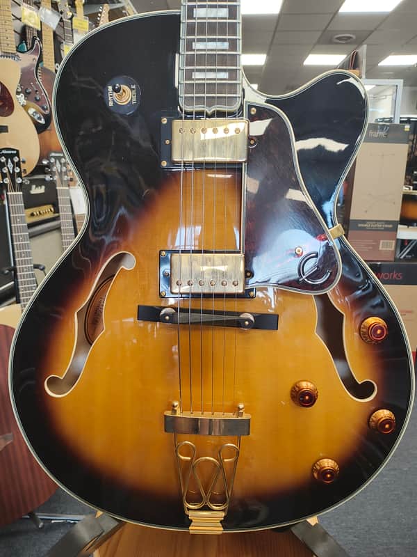 Epiphone Emperor II Joe Pass Electric Guitar w/ Hardcase - Vintage Sunburst image 1