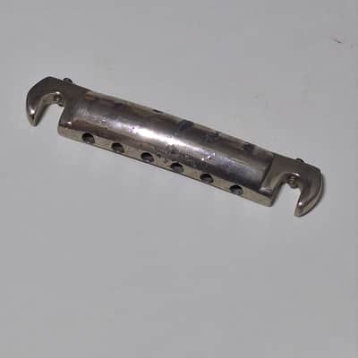 Original 1950s Gibson Les Paul Featherlight Aluminum Wraparound Stop Tail Piece - 1.1 oz - image 1