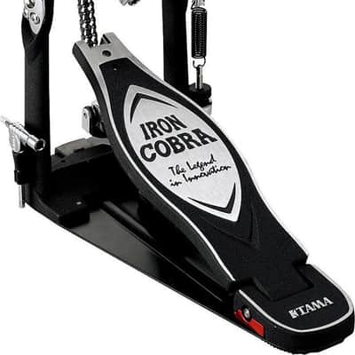 TAMA HP900PN Iron Cobra 900 Series Power Glide Single Bass Drum Pedal w/ Case, Impact Patches, and Extra Wood Beater image 2