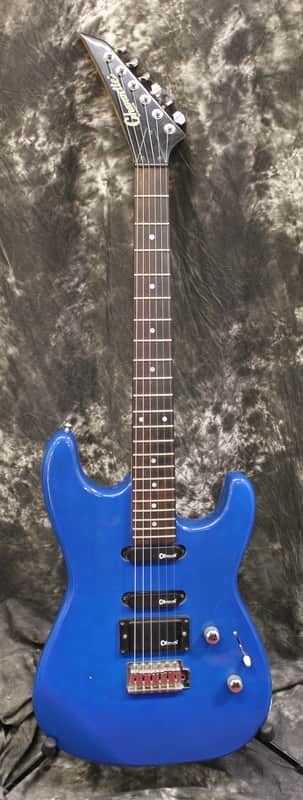 1989 Charvel Charvette Model 200/250 HSS Blue Electric Guitar image 1