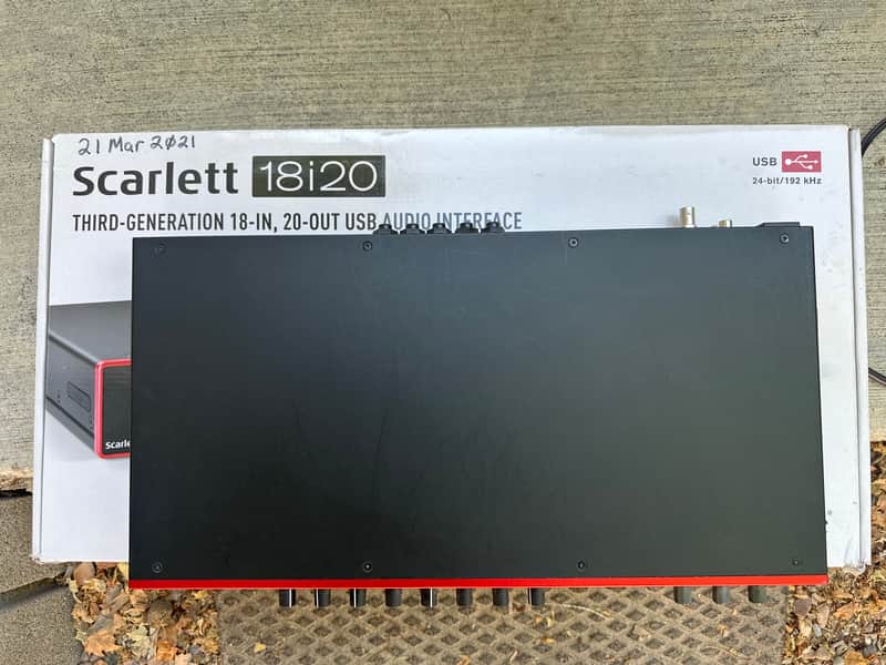 Scarlett 18i20 Third Generation Interface 2021 image 1