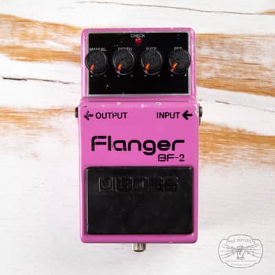 Boss BF-2 Flanger 1980-1984 (Black Label) Made In Japan | Reverb