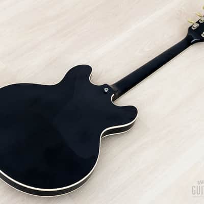 1972 Gibson ES-335 TD Vintage Semi-Hollow Guitar Ebony w/ Embossed T Tops & Case, Gord Miller image 14