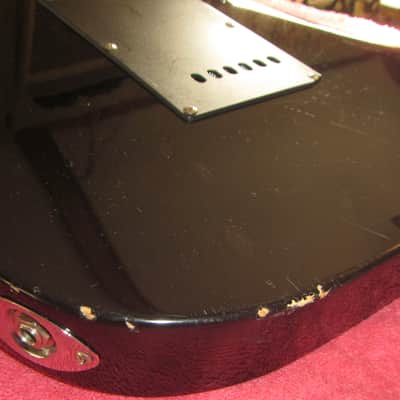 Washburn GWL Strat style electric guitar 2000's? - Gloss Black image 23