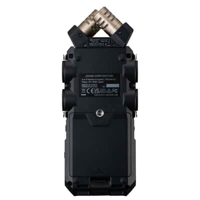 Zoom H6essential with 32-Bit Float, Accessibility, 6-Track Portable Recorder, Stereo Microphones, and 4 XLR and TRS Combo Inputs image 4