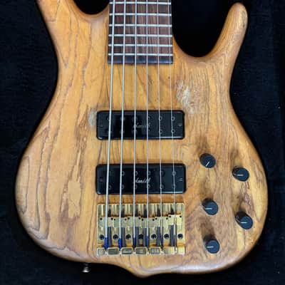 Ken Smith B6M 6 string bass guitar w hard case 1997 B S R M 6 image 6
