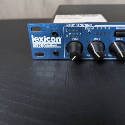 Lexicon MX200 Dual Reverb Effects Processor 2010s - Black image 2