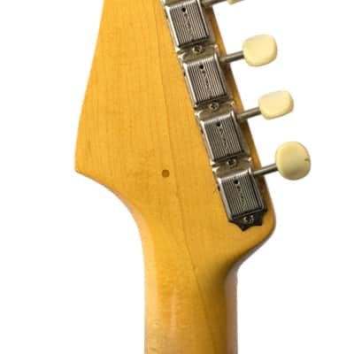 1964 Fender Duo-Sonic Transparent Cherry w/Original Hard Shell Case #L32637 image 6