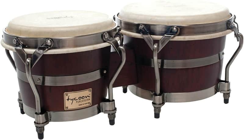 Tycoon Percussion TSBH-BC Signature Heritage Series Bongos 7″ & 8-1/2″ image 1