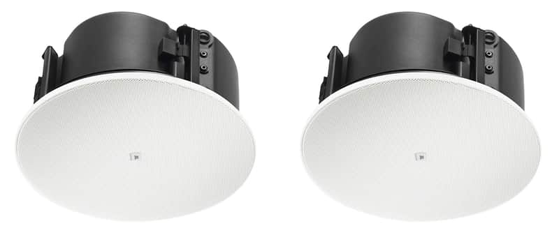 Immagine (2) JBL Control 424LP 4" Low Profile 70v/16-ohm Commercial In-Ceiling Speakers - 1