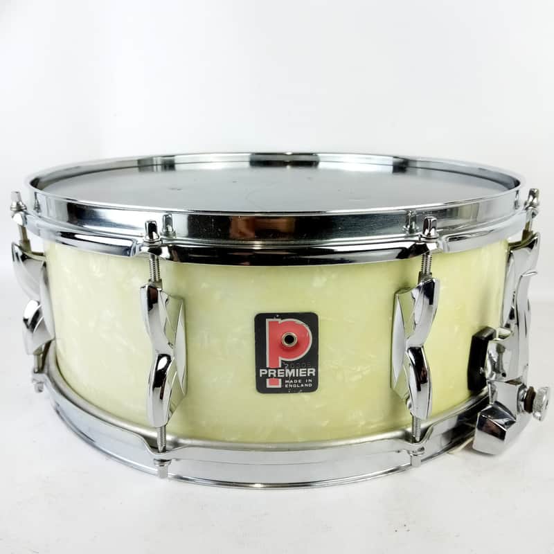 *Premier 5.5x14"WMP 2001 Snare Drum 3Ply African Mahogany Vintage 70s 8-Lug 2000 image 1