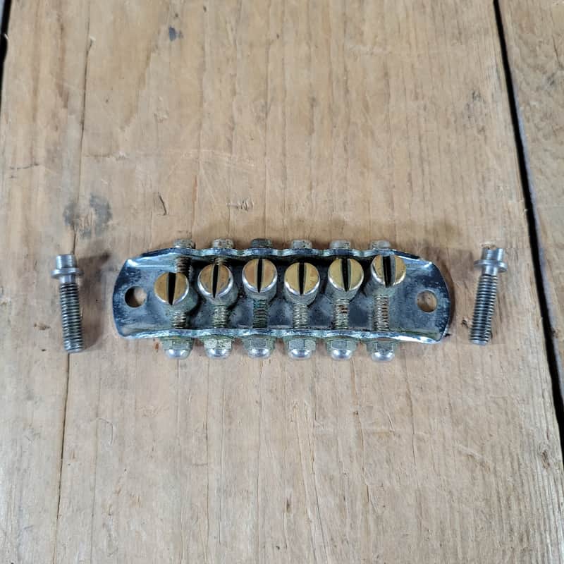Mosrite Bridge and Studs 1960s Celebrity  - Nickel image 1