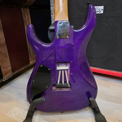 ESP The Mirage Custom Strat HSS Purple Ash MIJ Japan RARE Pre-Fender Deluxe image 11