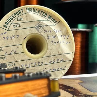 General Vintage Tone 1954 Hand Wound Bridgeport NOS pickup set for Stratocaster ®️ - NOS image 7
