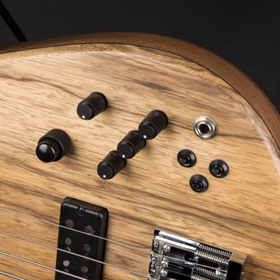 Fodera Imperial 6 Elite - Walnut/Black Limba image 15