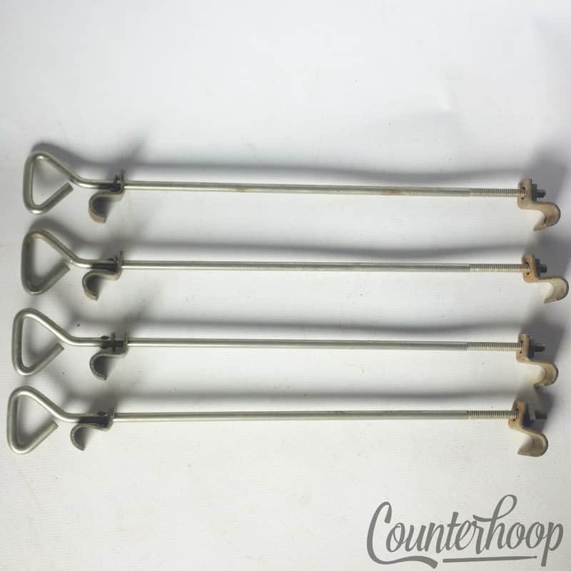 *Rogers 4x Tom/Snare Drum 8 5/8" Single-Tension T-Rods+Claws Nickel Vintage 40s* image 1