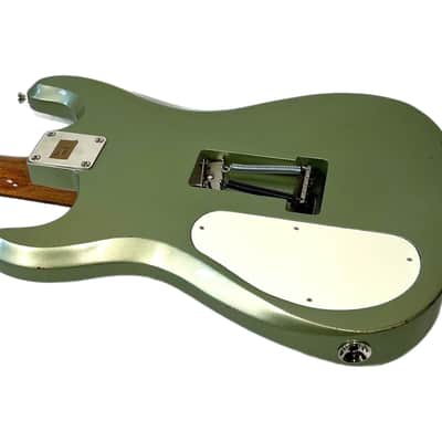 Fiam Mirari 2022 Aged Pinecrest Green over Gold ‘by past Ronin luthier Izzy Lugo’ OG Redwood body NEW (Authorized Dealer) image 8