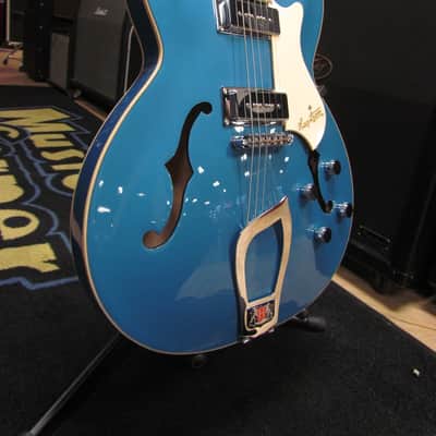 Hagstrom Viking P Miami Blue *Cracked Fingerboard* image 2